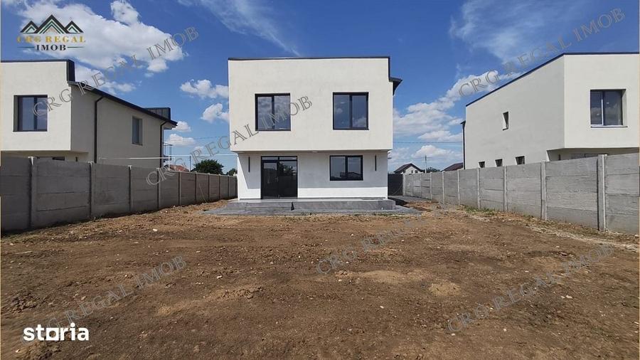 Casa noua cu 4 camere 3 bai si curte 445mp in Comuna Berceni - 12