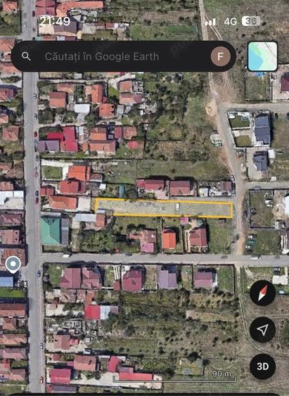 Teren de 1100 mp, în Mărăcineanu