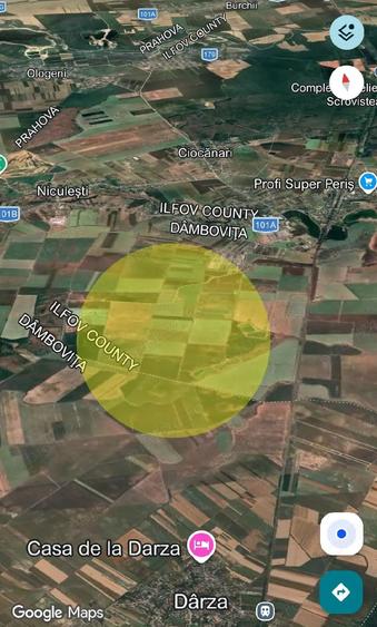 Teren de 250000 mp, în Periș