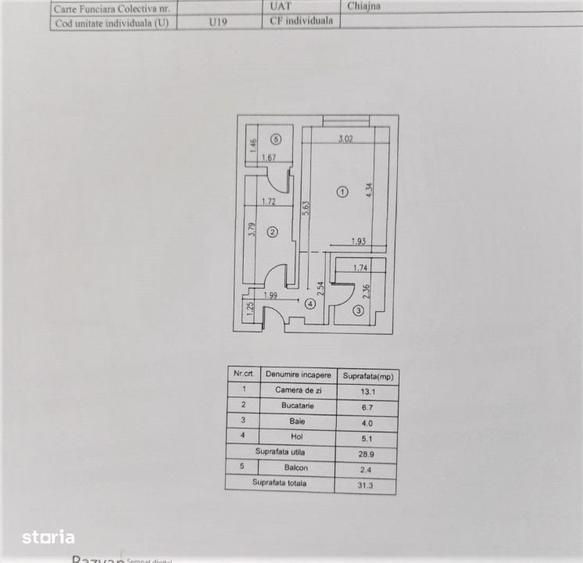 Militari Residence Garsoniera ,etajul 1 ,Str rezervelor 87,Parcare,Pro - 2