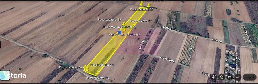Teren de 16300 mp, în Adunații-Copăceni