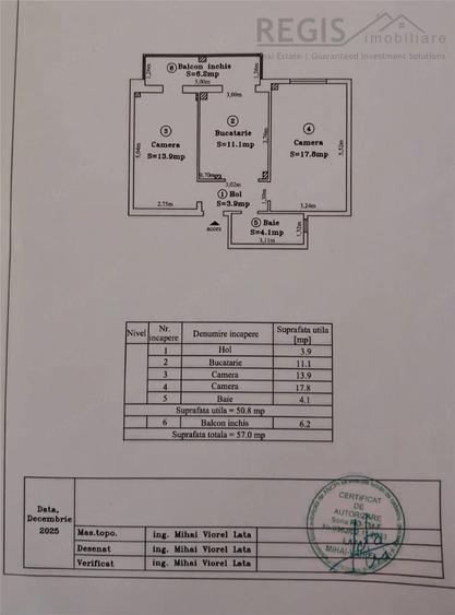 Apartament cu 2 camere decomandat, mobilat în Gării