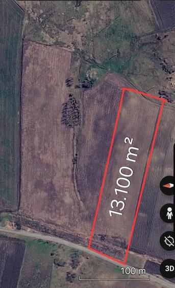 Teren de 13100 mp, în Papiu Ilarian