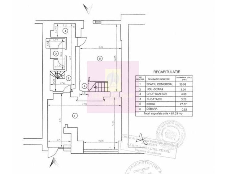 Spațiu comercial, de 128.46 mp, în Centrul Civic