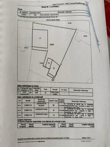 Casă cu 3 camere cu Teren 566 Mp în Copou