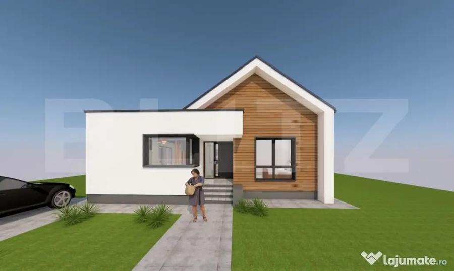 Casă cu 4 camere cu Teren 375 Mp în Cetate