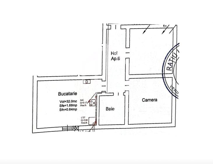 Apartament cu 2 camere decomandat în Sud