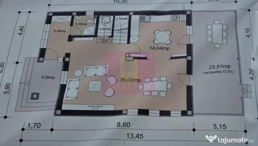 Vila cu 4 camere de vanzare in Brebu - Brebu (Prahova) - 11