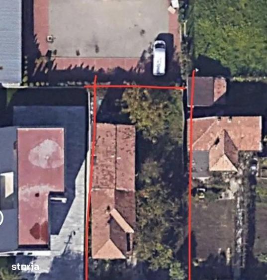 Teren 562mp cu casa veche demolabila cartierul dambul rotund - 1