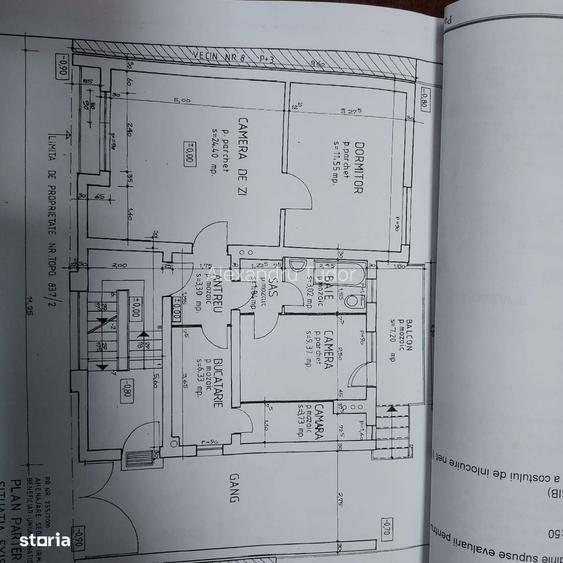 Apartament - spatiu de birouri - 3 camere zona centrala