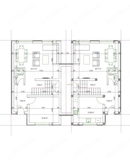 Duplex cu 4 camere cu Teren 350 Mp în Săcălaz