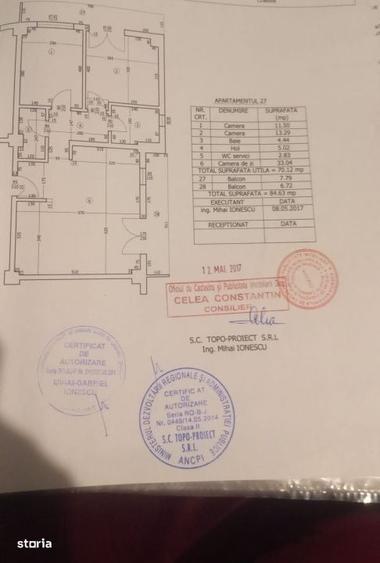 Apartament cu 3 camere decomandat în Albești