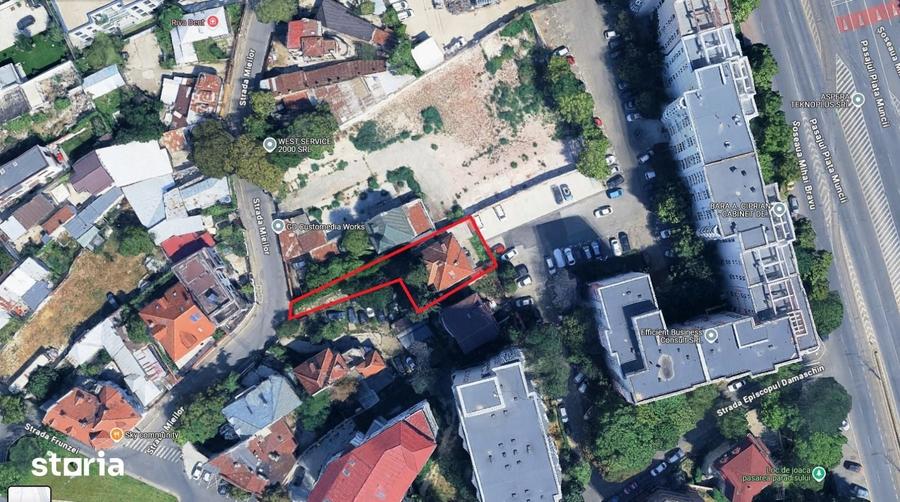 Teren de 425 mp, în Muncii