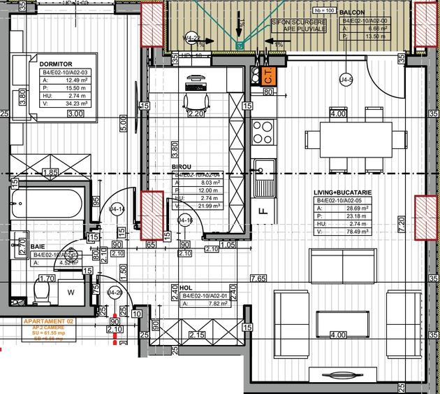 Apartament 2 cam - Nou Constanta - Energia Residence - 1