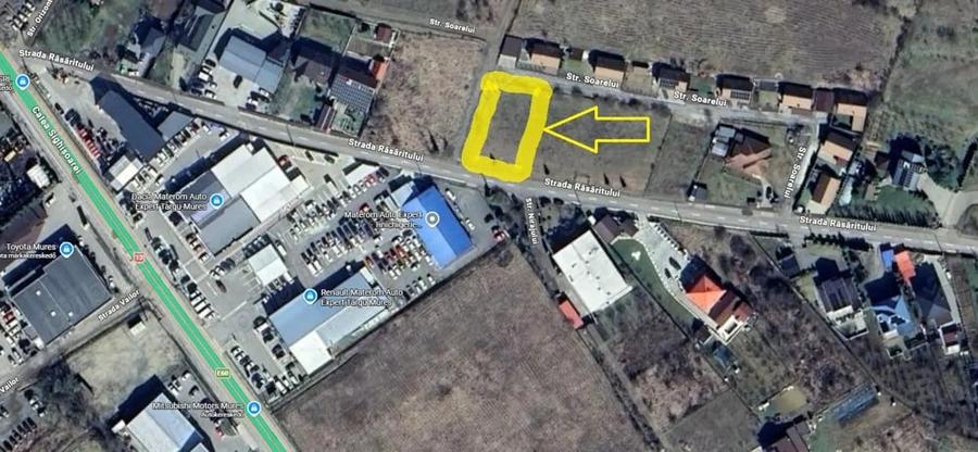 Teren de 1000 mp, în Corunca