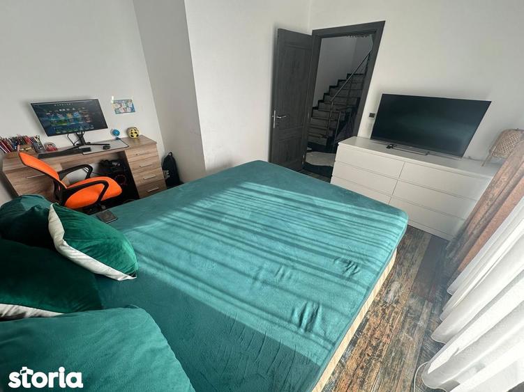 CASA INDIVIDUALA MOBILATA, TOATE UTILITATIE, CURTE 400 MP, COMISION 0% - 5