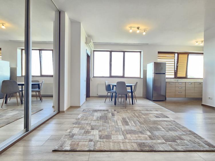 Apartament cu 2 camere semidecomandat, mobilat în Aviației