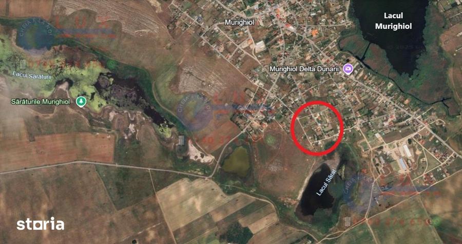 Teren de 2274 mp, în Murighiol