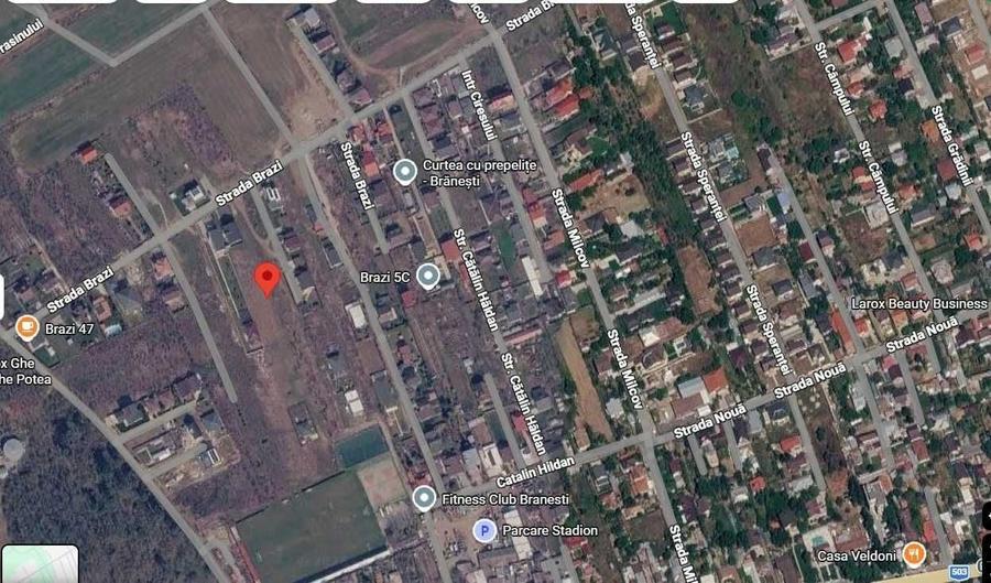 Teren de 754 mp, în Brănești