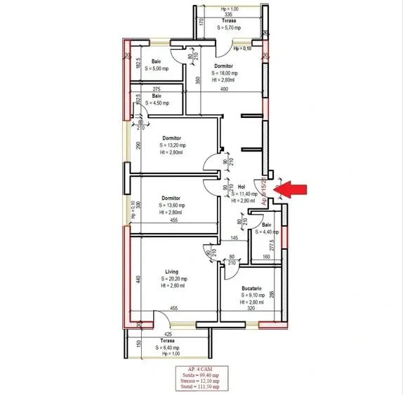 Apartament 4 Camere Decomandat 3 Bai Sector 3 Metrou 8 minute - 3