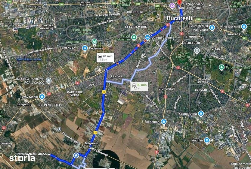 Teren de 592 mp, în Central