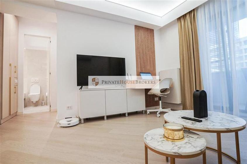 Apartament cu 2 camere semidecomandat, mobilat în Pipera