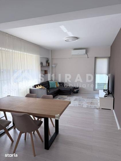 Apartament cu 4 camere semidecomandat, mobilat în Bună Ziua