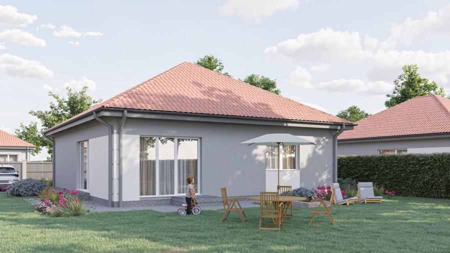 Casă individuală cu 3 camere cu Canalizare în Prejmer