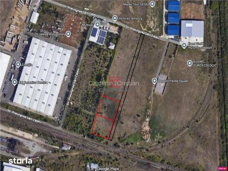 Vanzare teren industrial Pallady - Drumul intre Tarlale - Gara Catelu