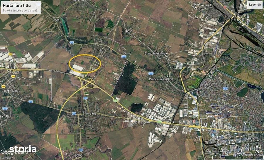 Teren de 95000 mp, în Joița