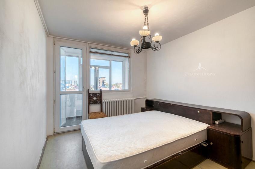 Apartament cu 3 camere semidecomandat, mobilat în Militari