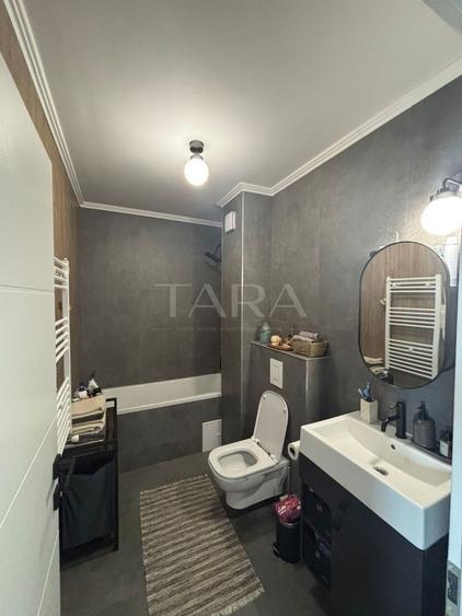 Apartament cu 2 camere semidecomandat, mobilat în Apahida