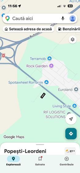 Teren intravilan 1027 mp, Popesti Leordeni - DN4/Autostrada A0 - Zona M