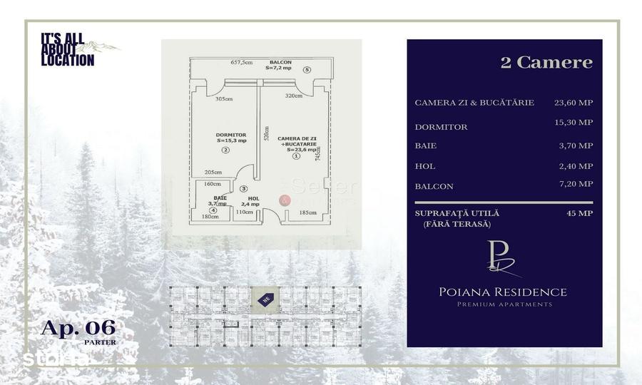 Apartament cu 2 camere în Ultracentral