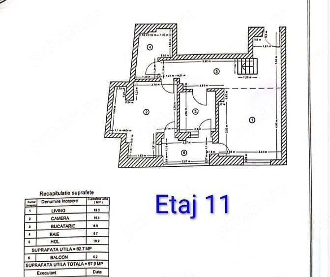 Apartament cu 5 camere decomandat în Parcul Carol
