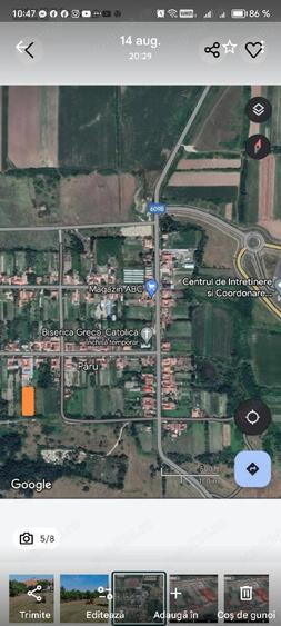 Teren de 1720 mp, în Coșteiu
