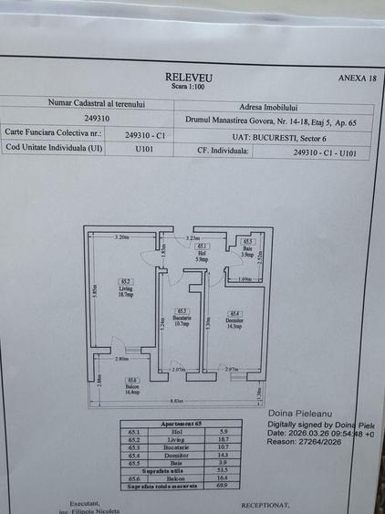 Apartament cu 2 camere în Lacul Morii