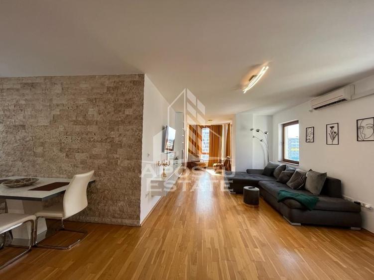 Apartament cu 2 camere semidecomandat, mobilat în Torontalului