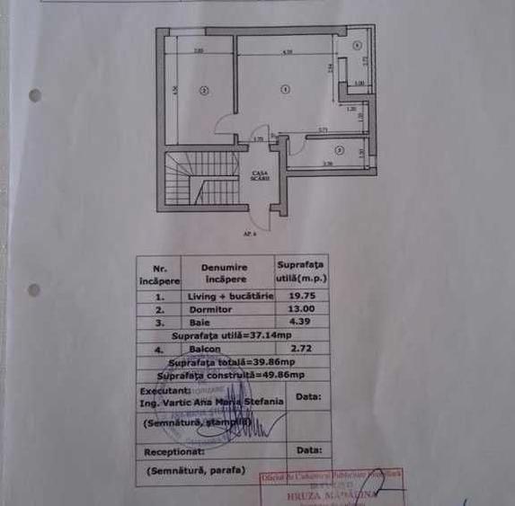 Apartament cu 2 camere semidecomandat în Jiului
