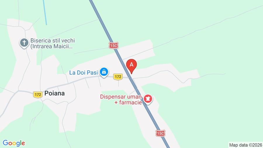 Teren Construcții intravilan de 2220 mp, în Poiana (Brusturi-Drăgănești)