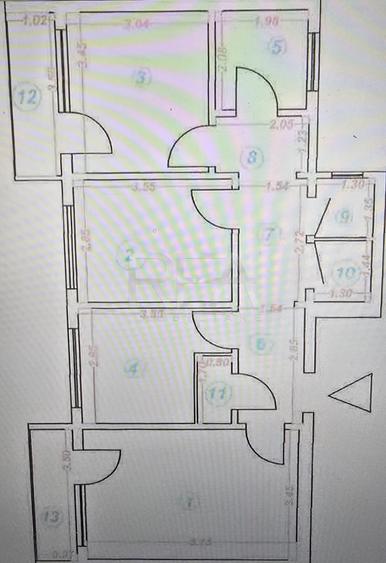 3 camere, et 7/10, 74 mp, bloc 1979-Pacii, Str Barsanesti - 10