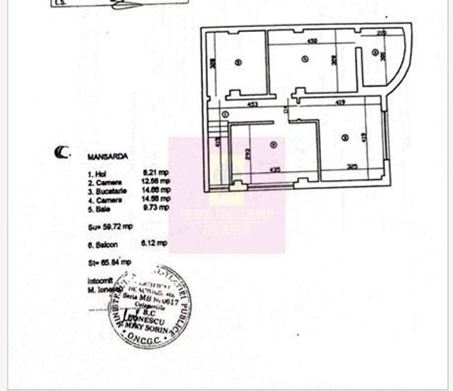 Apartament cu 4 camere în Titan