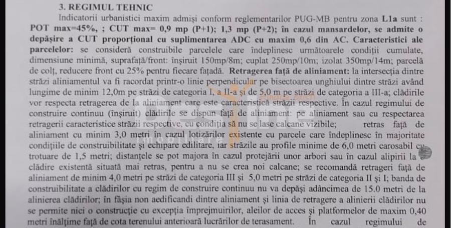 Teren Construcții intravilan de 244 mp, în Domenii