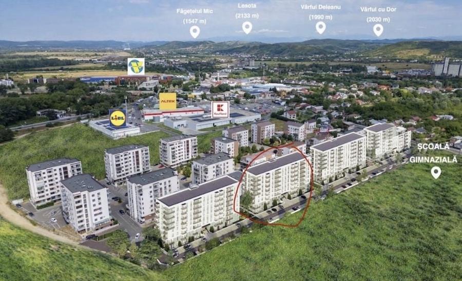 Apartament cu 2 camere decomandat în Central