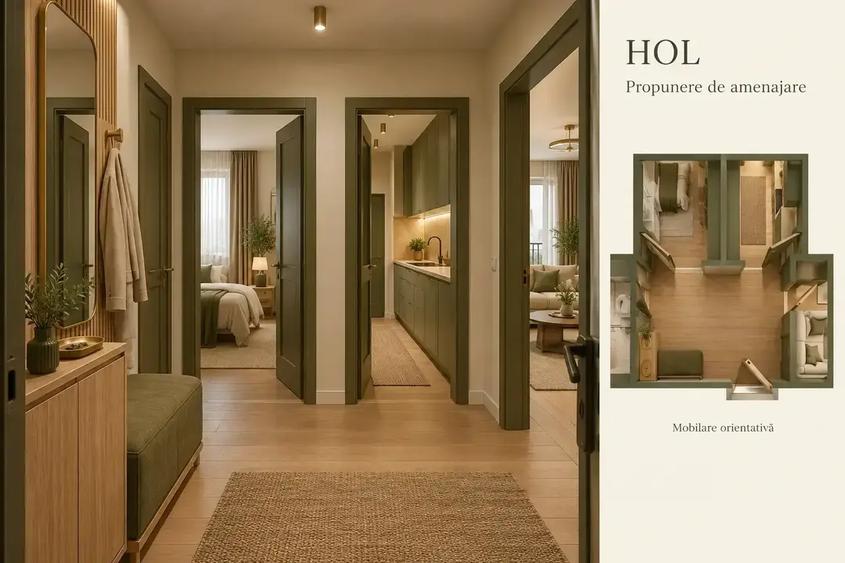 Apartament Lux 2 Camere Nusco Aviatiei - 6