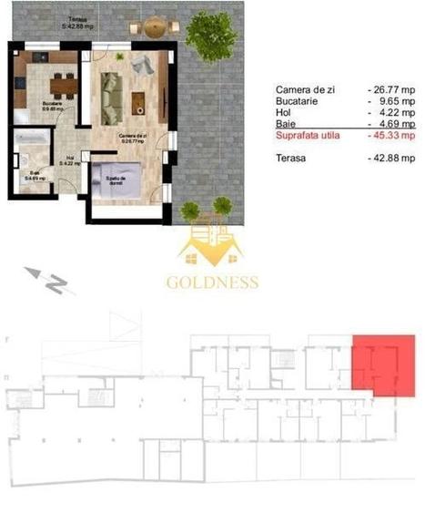 2 camere cu gradina proprie Central. Bloc 2021. Zona UBB Drept! - 1