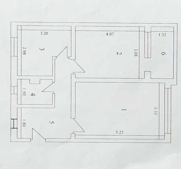 Apartament cu 2 camere decomandat în Central