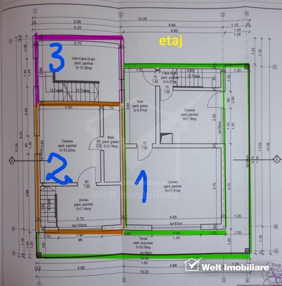Casă individuală cu 12 camere cu Garaj în Călățele
