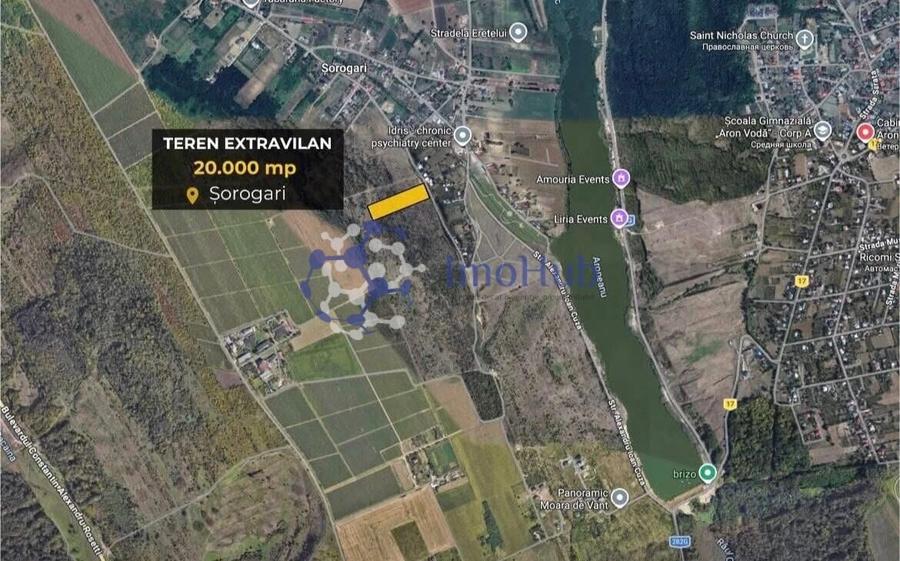 Teren Construcții extravilan de 20000 mp, în Șorogari