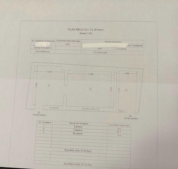 Imobil de vanzare Zona IC Bratianu | Ideal pentru dezvoltare | 90.000 - 2
